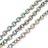 PVD Vacuum Plating 304 Stainless Steel Cable Chains CHS-K016-01MC-1