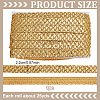 Polyester with PVC Paillette Lace Trim Ribbon OCOR-WH0101-91A-2