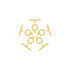 50 Sets Alloy Ring Toggle Clasps FIND-DC0002-77-8