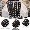 Cowhide Leather Lace-in Boot Zipper Inserts DIY-WH0499-06A-05-4