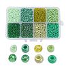 1 Box Mixed 6/0 Glass Seed Beads Round  Loose Spacer Beads SEED-X0050-4mm-05-1