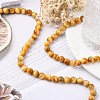 Natural Gold Tiger Eye Beads Strands G-G212-8mm-18-6