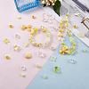 150 Pieces Random Rose Acrylic Beads Bear Pastel Spacer Beads Butterfly Loose Beads for Jewelry Keychain Phone Lanyard Making JX543B-6