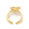 Brass Cup Peg Open Cuff Ring Settings KK-G518-10G-03-3