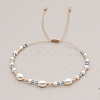 Elegant and Minimalist Pearl Braided Bracelets for Women EI8564-1