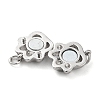 Brass Magnetic Clasps with Jump Ring KK-H455-54P-2