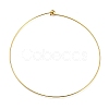 PVD Vacuum Plating 202 Stainless Steel Wire Choker Necklace NJEW-H011-01G-1
