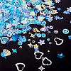 100G Plastic Sequins Beads PVC-TA0001-04B-4