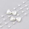 ABS Plastic Imitation Pearl Beaded Trim Garland Strand AJEW-S071-02C-1