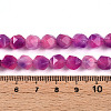 Dyed Natural White Jade Beads Strands G-T139-8mm-45M-5