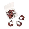 Printed Epoxy Resin & Wood Pendants RESI-CJ0001-11-1