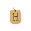 304 Stainless Steel Charms LS-STAS-R001-01G-H-1