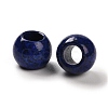 Synthetic Gemstone Imitation Lapis Lazuli European Beads G-R488-01L-3