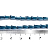 Transparent Electroplate Glass Beads Strands EGLA-H107-02A-PL02-2