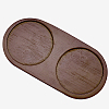 Bamboo Cup Tray AJEW-WH0348-30B-1
