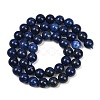 Dyed Grade A Natural Lapis Lazuli Beads Strands GSR8mmC123-6