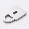 Non-Tarnish 304 Stainless Steel Charms STAS-G215-09P-2