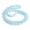 Electroplate Glass Beads Strands GLAA-K064-01A-05-2