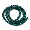 Natural Green Onyx Agate Beads Strands G-S359-233-2
