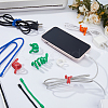 18Pcs 18 Styles Synthetic Rubber Cable Ties AJEW-FH0007-24-4