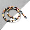 Synthetic Lava Rock Dyed Beads Strands G-H311-08A-07-2