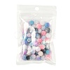 50Pcs 5 Colors Imitation Pearl Acrylic Beads OACR-FS0001-04-6