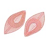 Spray Painted 403 Stainless Steel Big Pendants SA-CBA5926-06E-2