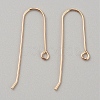 Brass Earring Hooks KK-WH0044-141A-G-1