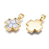 Real 18K Gold Plated Brass Pendants KK-N233-172A-01A-3