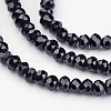 Electroplate Glass Bead Strands EGLA-G014-2mm-02-1