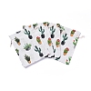 Polycotton(Polyester Cotton) Packing Pouches Drawstring Bags ABAG-T007-02L-1