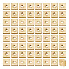 200Pcs Brass Beads KK-GO0001-75-1