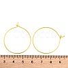 Brass Wine Glass Charm Rings Hoop Earrings X-EC067-3G-2