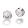 Brass Rings Silicone Ear Nuts SIL-N003-03S-2