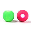 Spray Painted Acrylic Beads ACRP-N003-04B-M-2