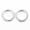 Tarnish Resistant 304 Stainless Steel Split Key Rings STAS-P177-2.3x26mm-P-1