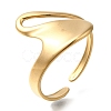 304 Stainless Steel Cuff Rings for Women RJEW-Z074-14G-1