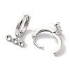Brass Stud Earring Findings KK-U013-10P-2