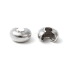 Iron Crimp Beads Covers X-IFIN-H028-N-2