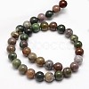 Natural Indian Agate Round Beads Strands G-F243-01-4mm-3