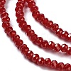 Baking Paint Imitation Jade Glass Bead Strands DGLA-A034-J2MM-A29-3