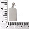 Non-Tarnish 304 Stainless Steel Stamping Blank Tag Pendants STAS-B053-03P-3