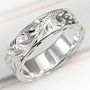 Sculptured Vine Pattern Brass Finger Rings for Women FS-WGD177A-01-1