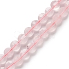 Natural Rose Quartz Beads Strands G-K332-B01-1