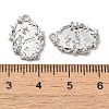 Valentine's Day Brass Micro Pave Clear Cubic Zirconia Pendants KK-G481-09P-3