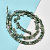 Natural Green Spot Jasper Beads Strands G-Z045-A02-01-2