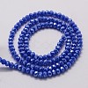 Electroplate Glass Bead Strands X-GLAA-K016-2x3mm-08PL-2
