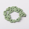 Synthetic Lava Rock Bead Strands G-N0093-15-2