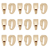 200Pcs Brass Snap on Bails KK-BBC0011-42-1