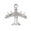 Alloy Rhinestone Pendants PALLOY-P308-13P-1